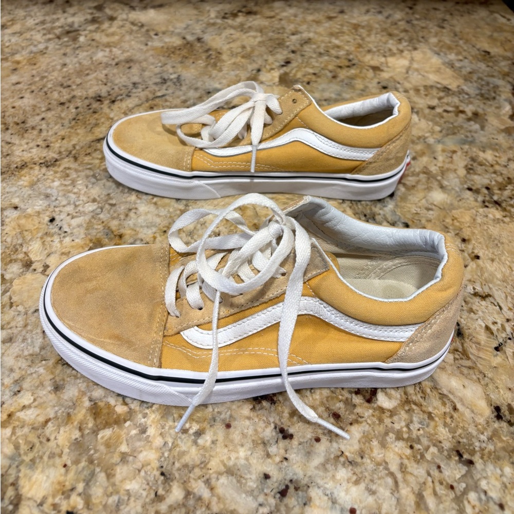 Vans shoes size women’s 5.5 mens 4 yellow